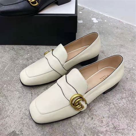 gucci loafers white|GUCCI® Loafers for Women .